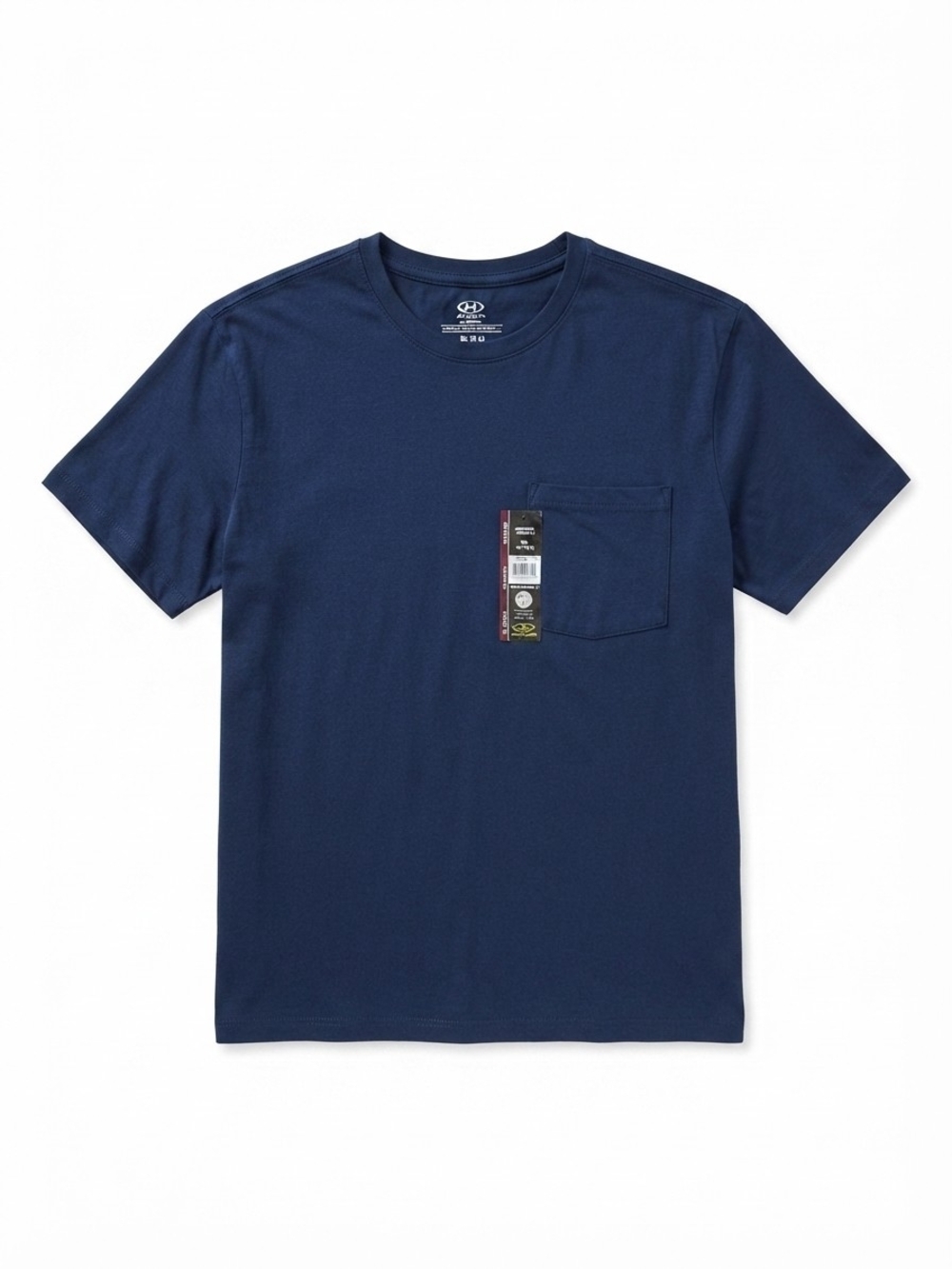 Athletic Works Navy Pocket Tee - Short Sleeve